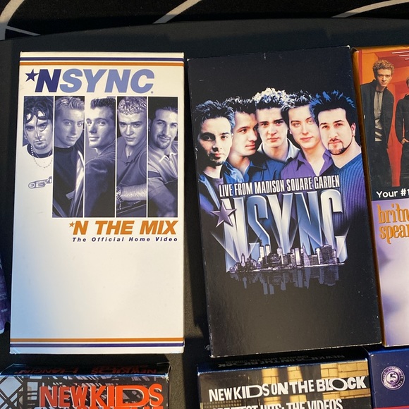 9 Boyband VHS Tapes - NKOTB, BSB, NSync, Five - Picture 5 of 6